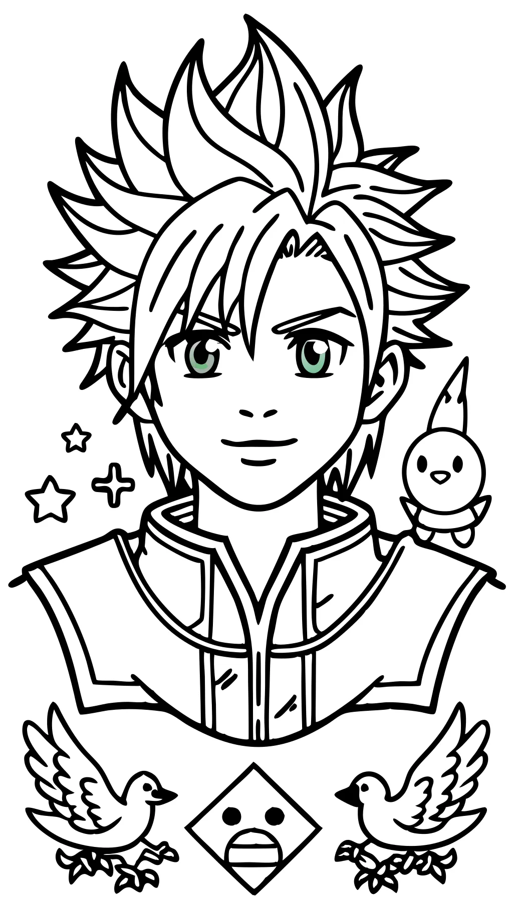 final fantasy coloring pages